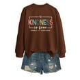 thumbnail image 6 of Godom Womens Sweatshirt Crewneck Long Sleeve Shirts Loose Fit Letter Print Tops Fall Fashion, 6 of 7