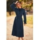 thumbnail image 5 of Vestido PRETTYGARDEN 2025 Primavera Otoño Midi Azul Marino Talle S, 5 of 8