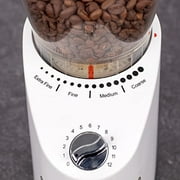 Capresso 57002 Infinity Plus White Conical Coffee Grinder