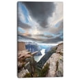 thumbnail image 2 of Norvège Terrains Rocheux sous les Nuages - Impression sur Toile Photo de Plage, 2 of 3