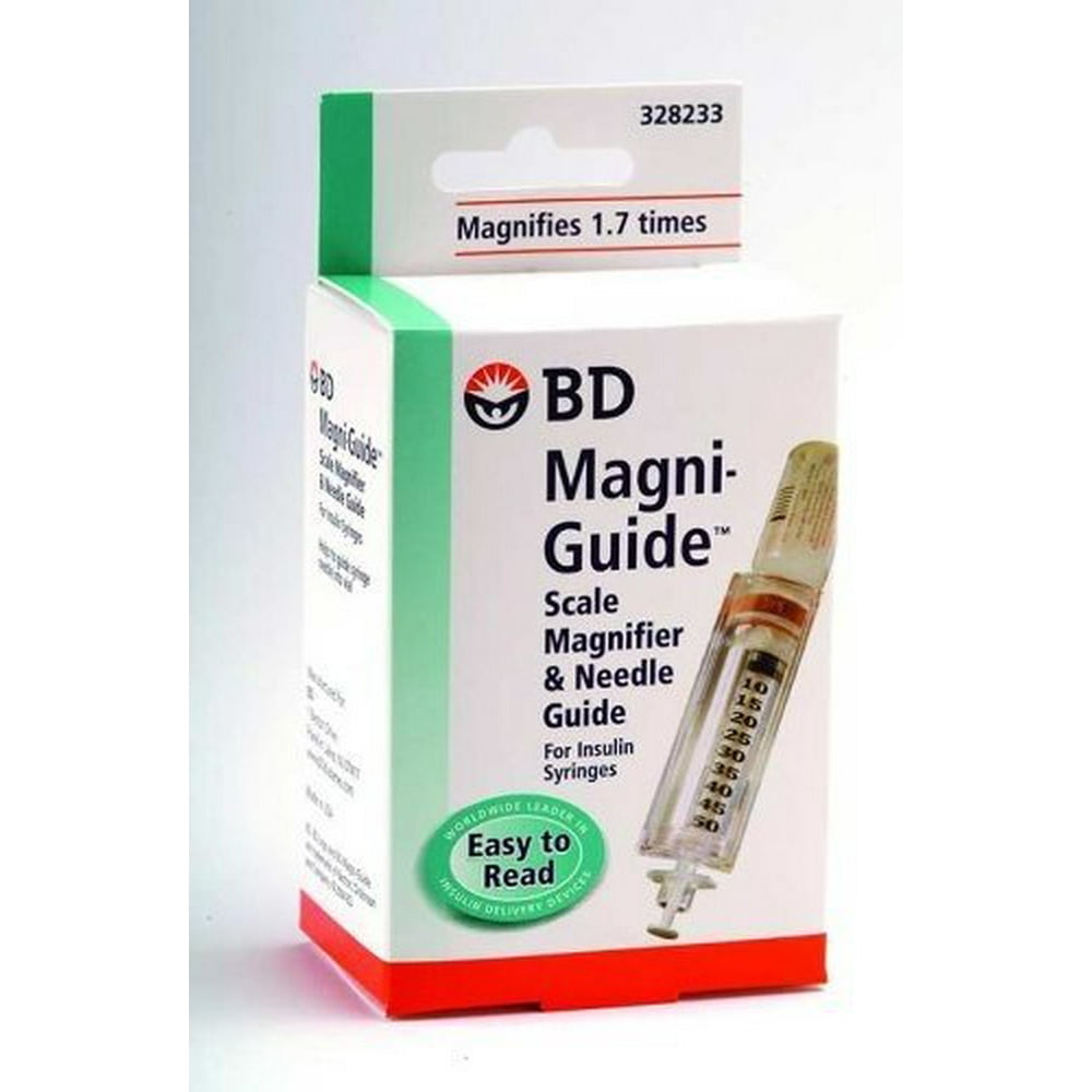Bd Magni Guide Insulin Syringe Magnifier Diabetes Care 12 Ea Case 2  bd-magni-guide-insulin-syringe-magnifier-diabetes-care-12-ea-case-2