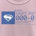 thumbnail image 2 of Girl's The Flash Supergirl Subject Zero Blue  Graphic Tee Light Pink X Large, 2 of 4