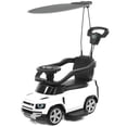 thumbnail image 2 of Land Rover Defender Kids Ride on Push Car with Sunshade Canopy, 2 of 11