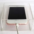 thumbnail image 3 of Wall Mounted Acrylic Phone Holer Remote Control Holder Media Storage Organizer Box, 1 Case, 3 of 6