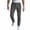 Dark Gray, variant on MXALUOB Men's Slim Fit Dress Pants Stretch Straight Leg Pleated Business Trousers with Button Closure Solid Color Classic Chino Pant