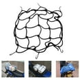 thumbnail image 3 of Trayknick Adjustable Bungee Cargo Net Universal 30cm x 30cm Black Luggage Mesh for Motorcycle, 3 of 13