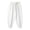 White, variant on Men Chinese Style Kung Fu Pants Linen Lightweight Soft Breathable Casual Retro Wide Leg Trousers Elastic Waisted Loose Comfortable Harem Pants White M