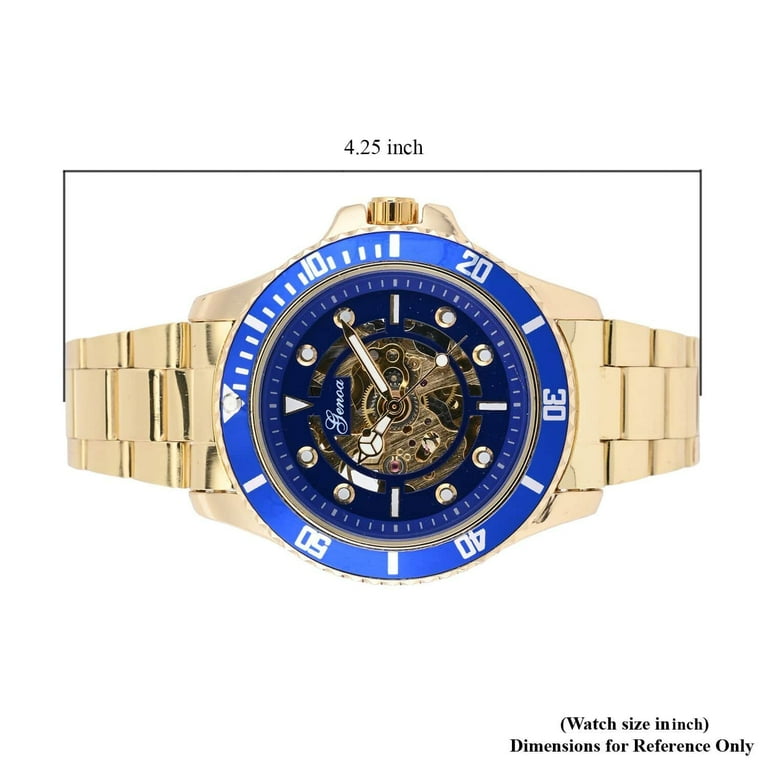 Genoa skeleton watch cheap