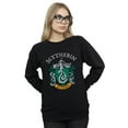 thumbnail image 2 of Harry Potter Womens Slytherin Crest Sweatshirt, 2 of 5
