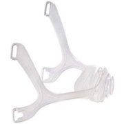 Angle View: Wisp Nasal Mask Without Headgear, Clear Frame, X-Large