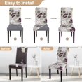 thumbnail image 4 of Fundas Elásticas para Sillas de Comedor con Estampado Floral - Juego de 4, 4 of 7