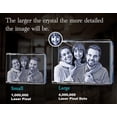 thumbnail image 3 of AISENIN Crystal Photo Personalized 5D Portrait Laser Engraved Picture Upload Your Own Photo Customized Gift, 3 of 5