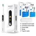 thumbnail image 3 of Cepillo de dientes eléctrico sónico SOOENJOY NB-1 con pantalla LCD inteligente, cepillo de dientes ultrasónico, modo bricolaje, limpiador automático para adultos, resistente al agua IPX7, 3 of 5