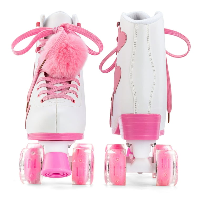 【くらやえみ】Roller Skating 【正規品】 Women's and Girl's Classic Roller skates with Light up