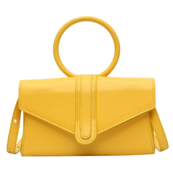 EASTIN Women Handbag 2023 Messenger Bag Fashion Candy Color Clutch Purse (Orange)
