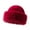 Claret, variant on Woman Thicken Bucket Hat Plush Fisherman Cap Keep Warm Hat for Girls Shopping