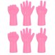thumbnail image 1 of Tapa de aguja antideslizante para suéter, Protector de alfiler para tejer, evita caídas, accesorios (rosa y rojo), 6 uds., 1 of 5