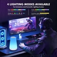 thumbnail image 7 of 1Pc New 13-Color Touch Lamp Wood Grain Night Light, Rgb Dimmable Bedside Lamp With Remote Control & Usb, Multi-Scene Ambiance Lighting For Bedroom, Nursery, Living Room, 7 of 7