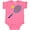 Hot Pink, variant on Inktastic Blue Tennis Racket and Ball Boys or Girls Baby Bodysuit