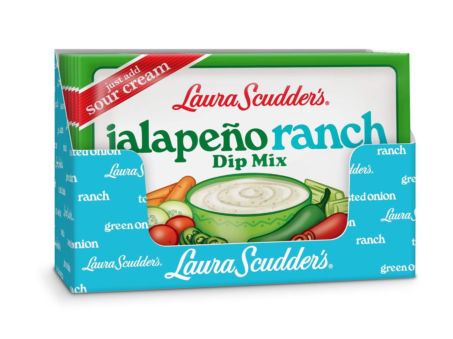 Laura Scudders Jalapeno Ranch Dip Mix 0.5oz