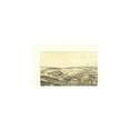 thumbnail image 4 of Historic Panoramic View - Peterborough New Hampshire - Burleigh 1886 - Vintage Wall Art, 4 of 4