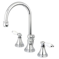 Kingston Brass KS2981PL Governor Widespread Bathroom Faucet, Polished Chrome