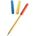 thumbnail image 2 of Textured Pencil Toppers by Fun And Function - Oral Therapy and Sensory Room Equipment - Fidget Pencil Topper - Pack of Three in Bright Colors Yellow, Red, Blue, 2 of 6