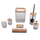 thumbnail image 2 of Juego de accesorios de baño de bambú, caja de jabón de 7 uds, soporte para cepillo de dientes, Kit para el hogar, HotelGrey, 2 of 14