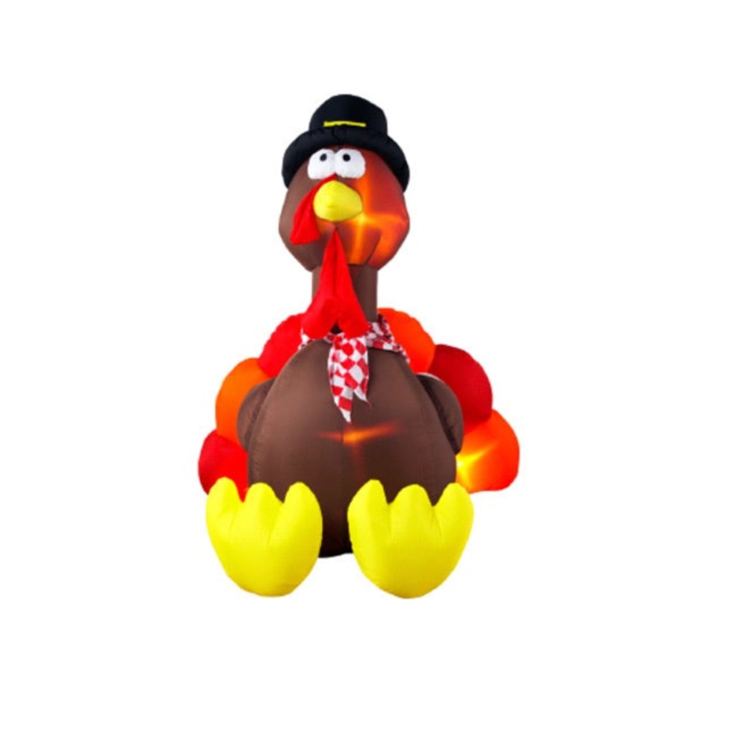 Inflatable Turkey In A Tin Thanksgiving Christmas Vegetarians Dinner Gag Blow Up 