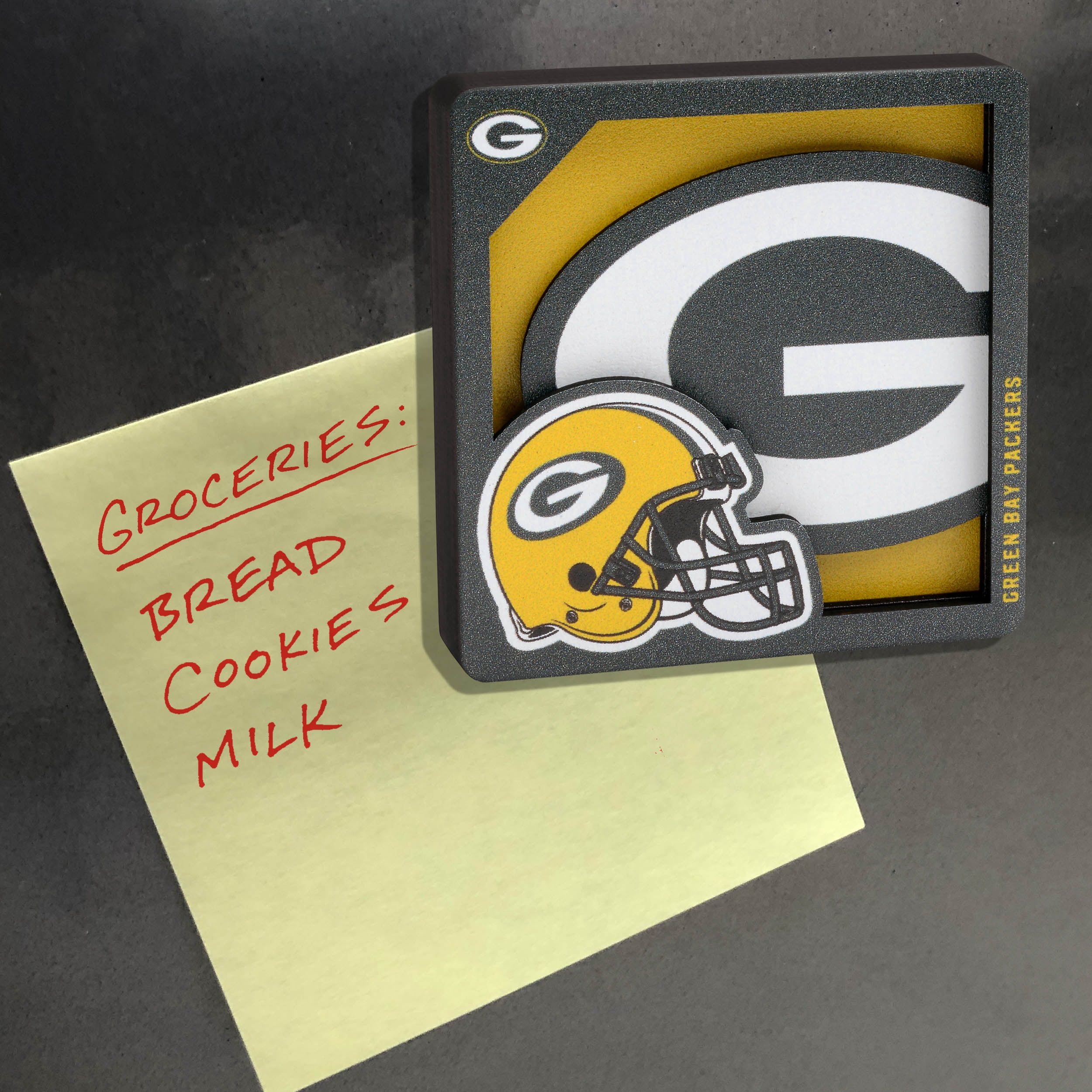 YouTheFan NFL Green Bay Packers 3D Logo Series Magnet