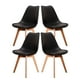 thumbnail image 1 of Sillas Tulip Tipo Eames Mirel Set de 4 Piezas Negras, 1 of 10