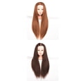thumbnail image 3 of 2x Maniquí Cabeza Entrenamiento Cabeza Pantalla Cabello Curling Bobinado Peinado, 3 of 5