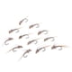 thumbnail image 2 of 12pcs Cabeza de de Latón Ninfa Trucha Pesca Moscas Hundiéndose Cebos de Mosca Señuelos de Anzuelo, 2 of 9