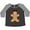 Baseball Smoke and Heather, variant on Inktastic Cute Gingerbread Girl with Red Plaid Bow Women's Plus Size T-Shirt