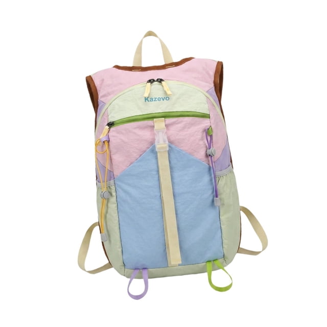 guohui Sac à Dos de Randonnée Compact Élégant Sac de Jour de Voyage pour Course Courts Voyages Hommes Femmes Rose Bleu