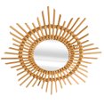 thumbnail image 4 of <p>Wall Decor Rattan Mirror, Unique Wall Mounted Rattan Mirror Simple Durable  For Bedroom</p>, 4 of 7