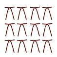 thumbnail image 2 of HBBKVI 12 Count Red Velvet Christmas Bows Set for Tree Wreath Garland, Gift Wrapping Decorations, 2 of 5