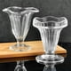 thumbnail image 4 of Base más gruesa, apta para congelador y lavavajillas, elegante diseño de tulipán para postres, ensaladas y frutas, cuencos para helado Art Deco de cristal, paquete de 2, 4 of 6