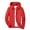 Red, variant on heyac Reflective Coat Hooded Windbreaker Fashion Runing Pocket Jacket,Orange,XXXL