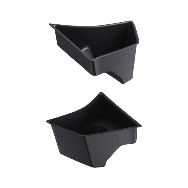 Caja de almacenamiento lateral del maletero trasero, accesorios negros, accesorios interiores de almacenamiento, reemplazo 2 piezas
