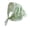 Green in spring, variant on Popular Triangular Headscarf with Lace Trim and Flower Print Design for Travel Photography Vacation Sunproof Headpiece