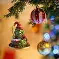 thumbnail image 1 of Stole Acrylic Pendant Tree Decoration  1PC Decoration How The Stole With Present Ornament, 1 of 5