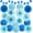 Blue, variant on Fiesta Party Decorations, Multicolored Paper Pompoms Fan Garlands for Mexican Party Cinco De Mayo Luau Event Birthday Holi Decorations Colorful Rainbow Party Supplies