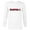 White, variant on Deadpool Movie Logo - Long Sleeve T-Shirt for Men - Customized-Athletic Heather