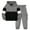 Gray+Black, variant on Aideaone Boys Clothes Color-Block Hoodie Sweatshirts & Pants Set 2pcs Toddler Boys Fall Winter Outfit Set 2-6Y