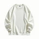 thumbnail image 2 of pstuiky manga larga de hombre, Camisa blusa con capucha ligera de color liso para hombre con cuello redondo suelto y base de regazo Tops casuales para hombres s, 2 of 3