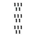thumbnail image 1 of Baohd 5pcs Multi Usage en Acier Inoxydable Serviette Crochet - Prévention de la Corrosion de Surface Fine Prévention de la Corrosion et de la Rouille Rauque Noir 3Set, 1 of 6