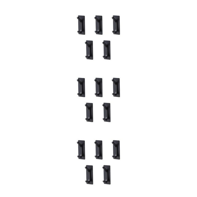 Baohd 5pcs Multi Usage en Acier Inoxydable Serviette Crochet - Prévention de la Corrosion de Surface Fine Prévention de la Corrosion et de la Rouille Rauque Noir 3Set