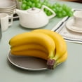 thumbnail image 5 of Nvzi Decoration Artificial Lifelike Simulation Bananas Realistic Fake Fruit House Kitchen Party Decoration Yellow Bananas X 1 Bunch 5PCS, 5 of 5