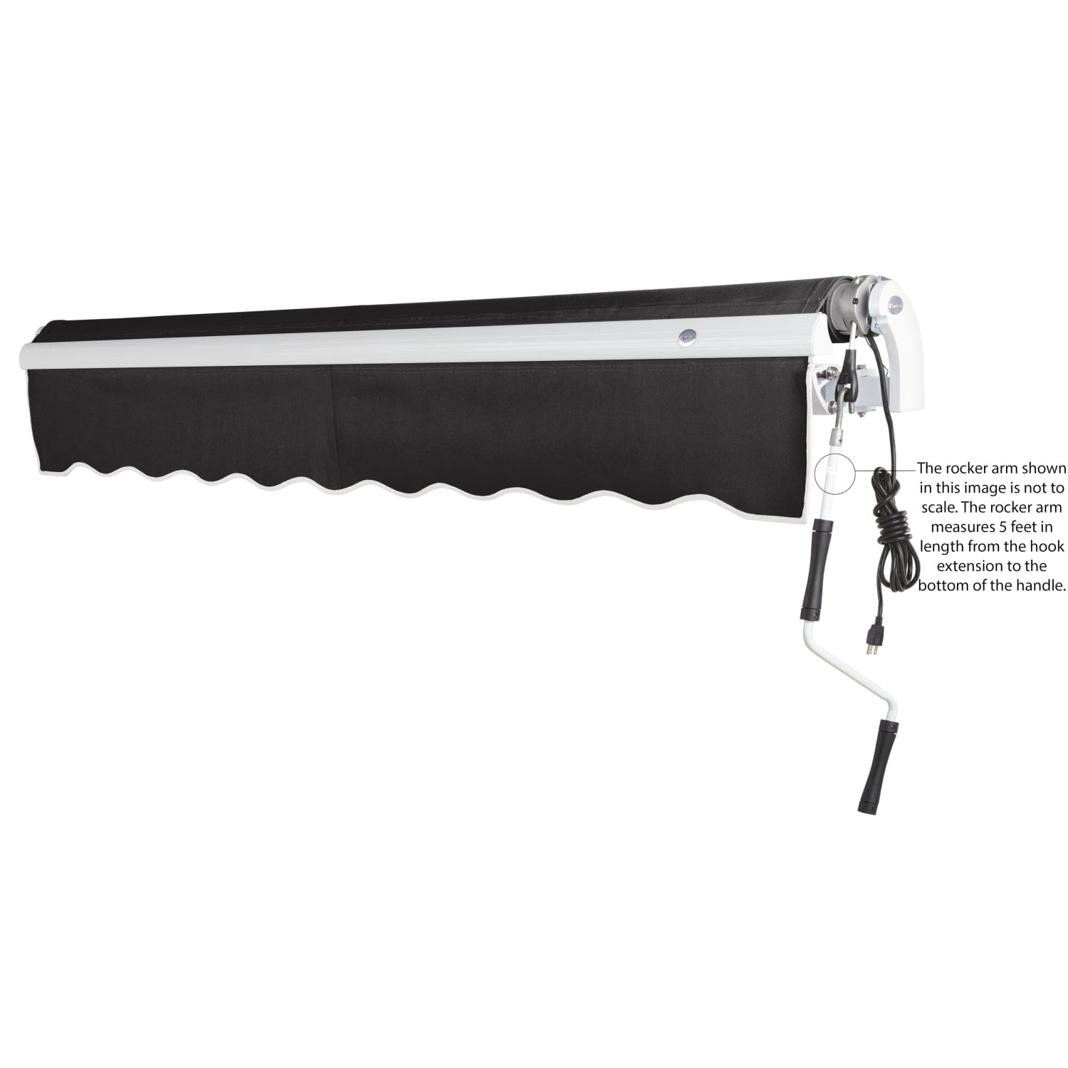 Awntech Maui Right Motor with Remote Motorized Retractable Awning